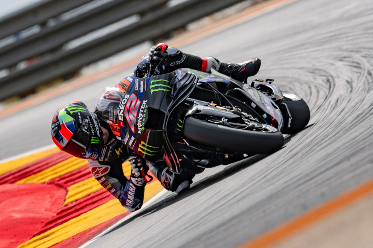 ヤマハ：新しいアスファルトに苦戦「この低グリップは助けにはならない」／第12戦アラゴンGP 初日