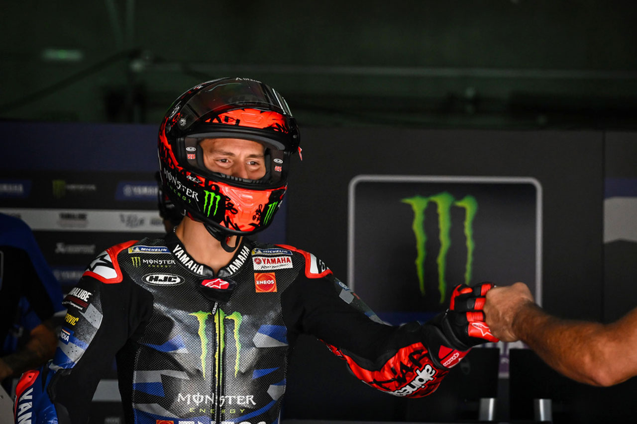 ヤマハ：新しいアスファルトに苦戦「この低グリップは助けにはならない」／第12戦アラゴンGP 初日
