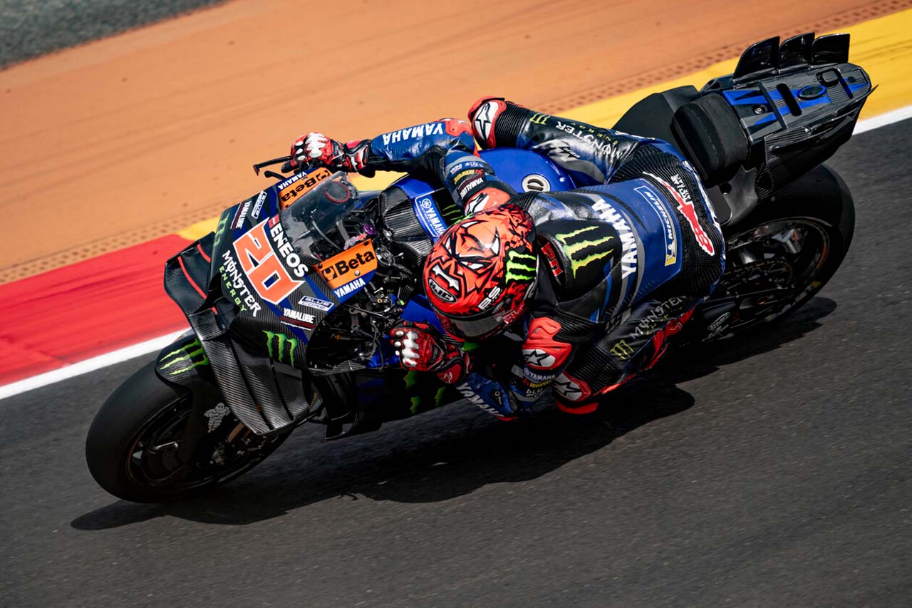 ヤマハ：新しいアスファルトに苦戦「この低グリップは助けにはならない」／第12戦アラゴンGP 初日