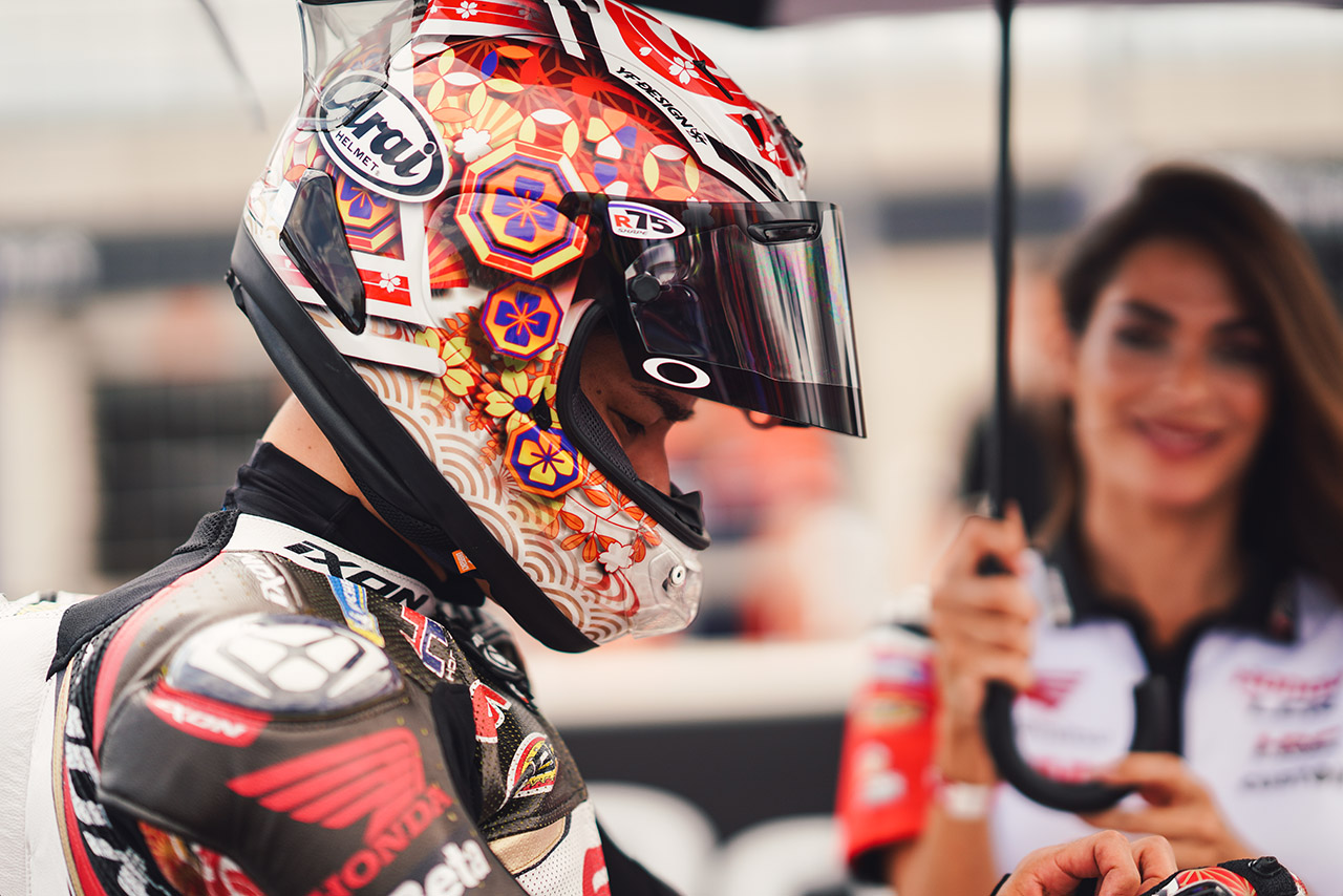 中上貴晶、ホンダ最上位もチャタリング発生「少しラインを外すとすべて失う」／第12戦アラゴンGP スプリント