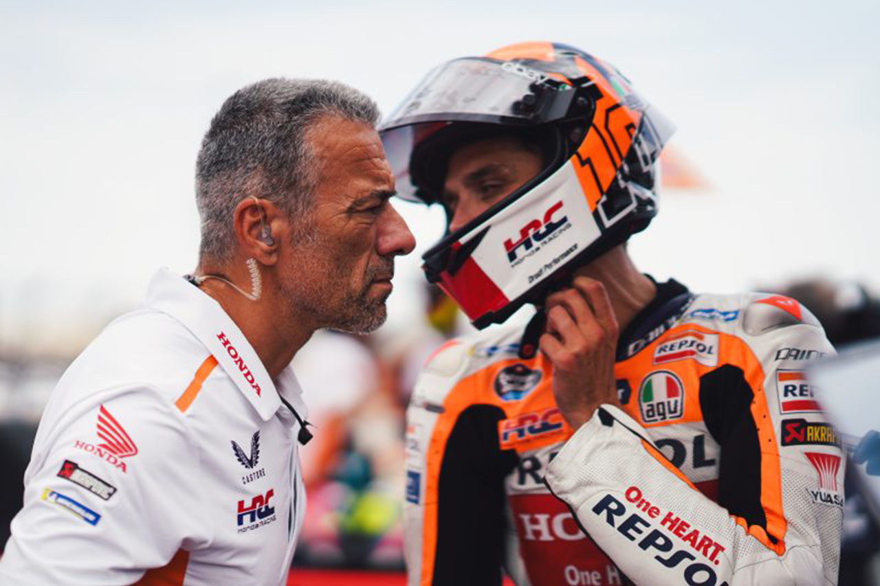 ホンダ、複雑な路面状況に苦戦「4周目からリアの振動が激しくなった」／第12戦アラゴンGP スプリント