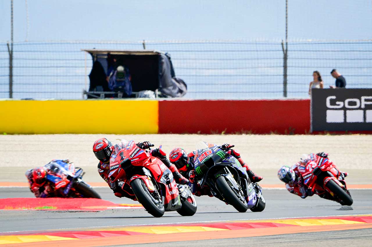 大苦戦バニャイア「できることはなかった。状況が悪化し続けた」。セット外してスプリントは9位／第12戦アラゴンGP