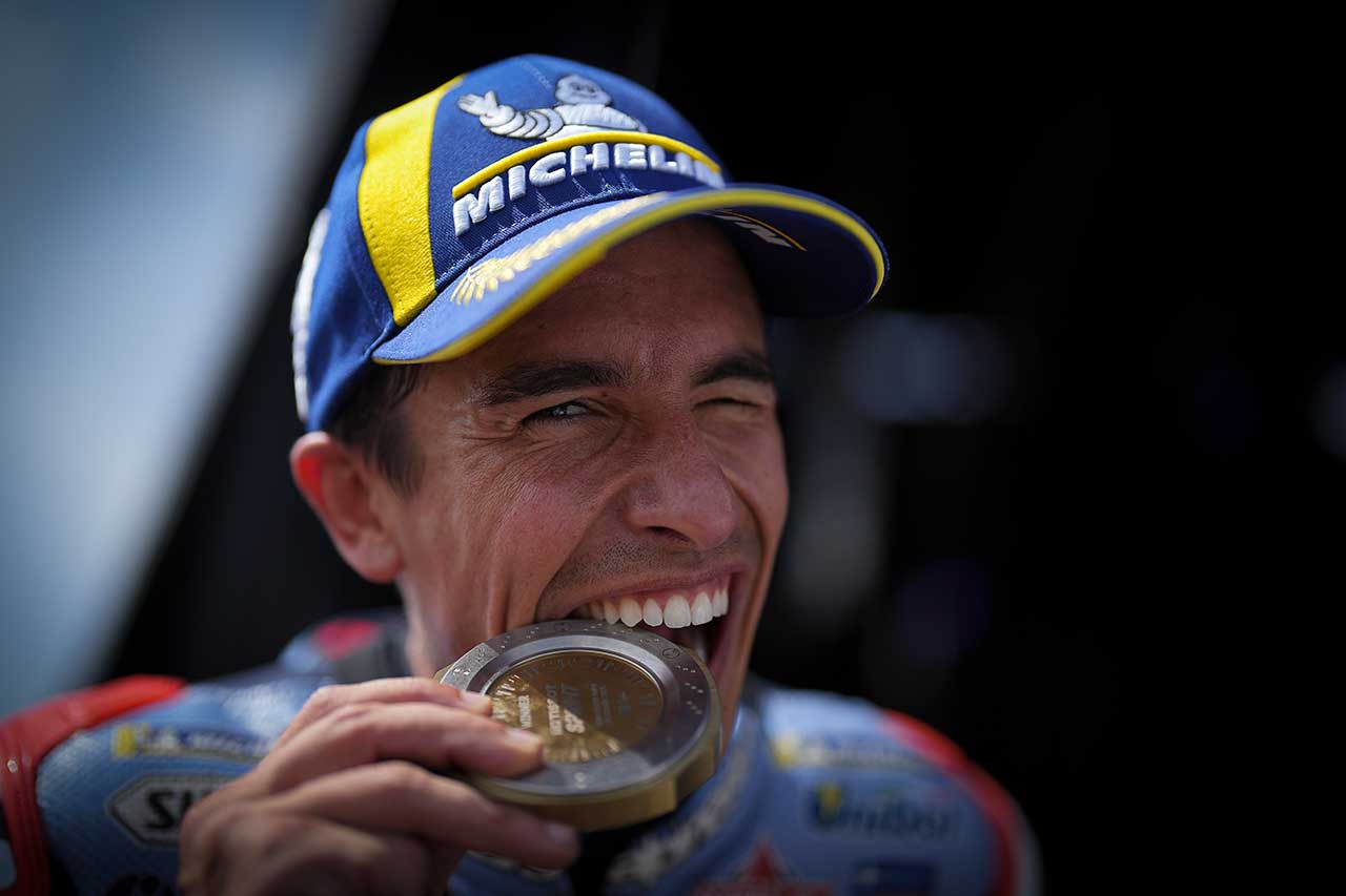 マルク・マルケス、久々勝利に「スプリントとはいえ祝うべき。大切なのは決勝レース」／第12戦アラゴンGP