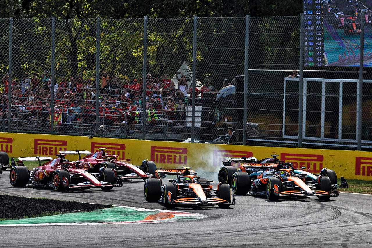 2024年F1第16戦イタリアGP　スタート