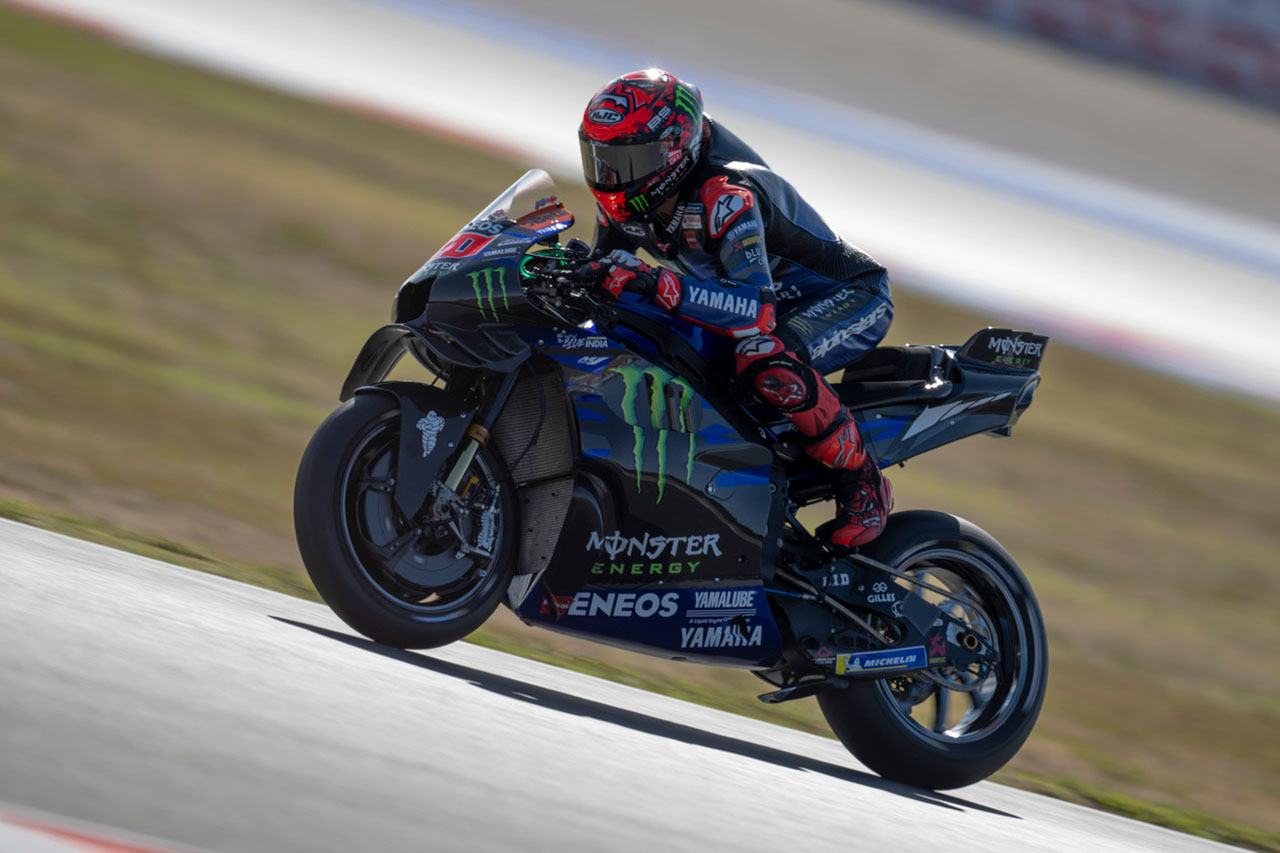 新シャシー導入のヤマハ、クアルタラロが予選Q2進出「もう少しグリップを上げたい」／第13戦サンマリノGP