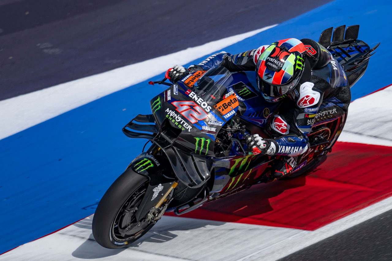新シャシー導入のヤマハ、クアルタラロが予選Q2進出「もう少しグリップを上げたい」／第13戦サンマリノGP