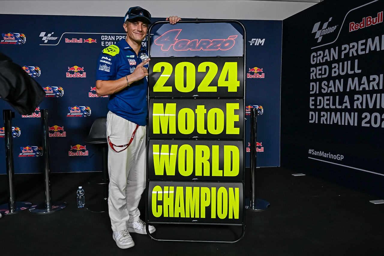 MotoEの2024年シーズン全16レースが終了。エクトル・ガルソが自身初のチャンピオンに輝く／第8戦サンマリノ大会