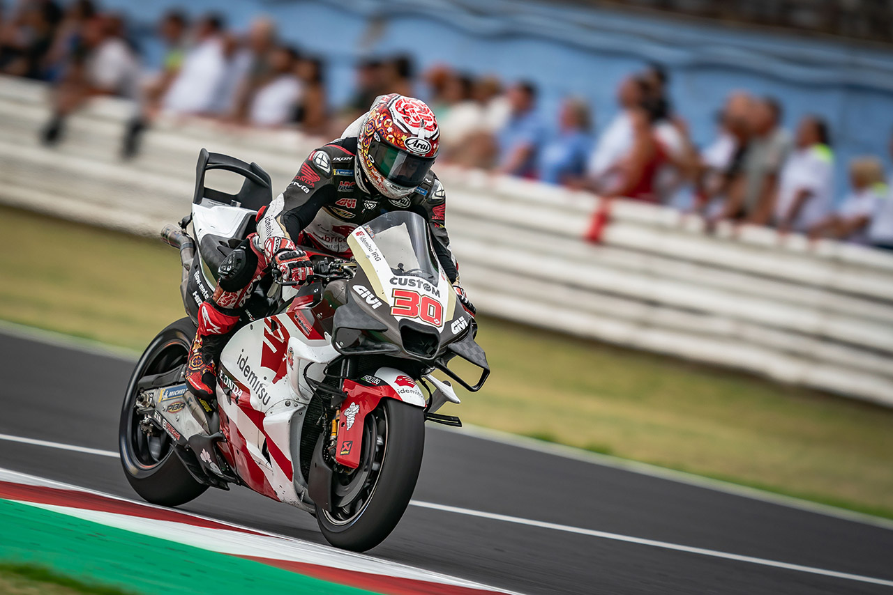 中上貴晶、作戦も功奏しポイント獲得も「フィーリングが変わらず、かなり苦労した」／第13戦サンマリノGP