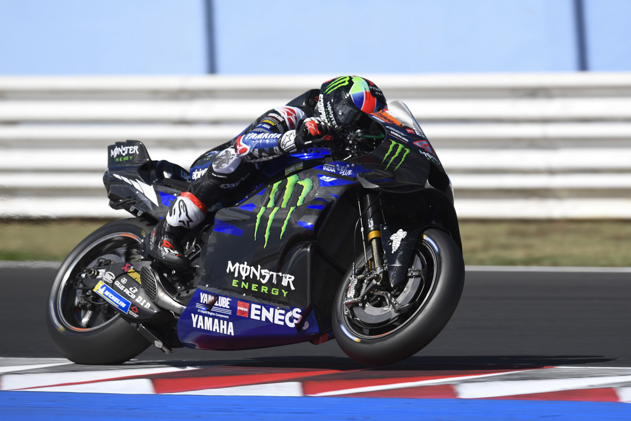 ヤマハ、2025年型ベースエンジンに「いい方向性を見つけた」と期待寄せるクアルタラロ／ミサノ公式テスト