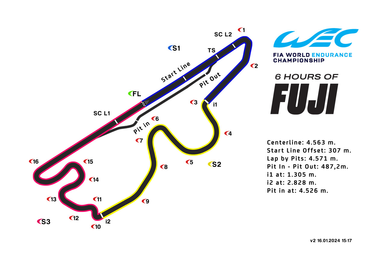 2024年WEC第7戦富士　TV放送＆タイムスケジュール／最新エントリーリスト