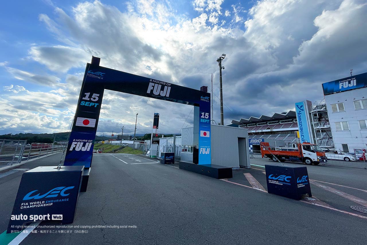 【2024WEC富士設営日の様子】