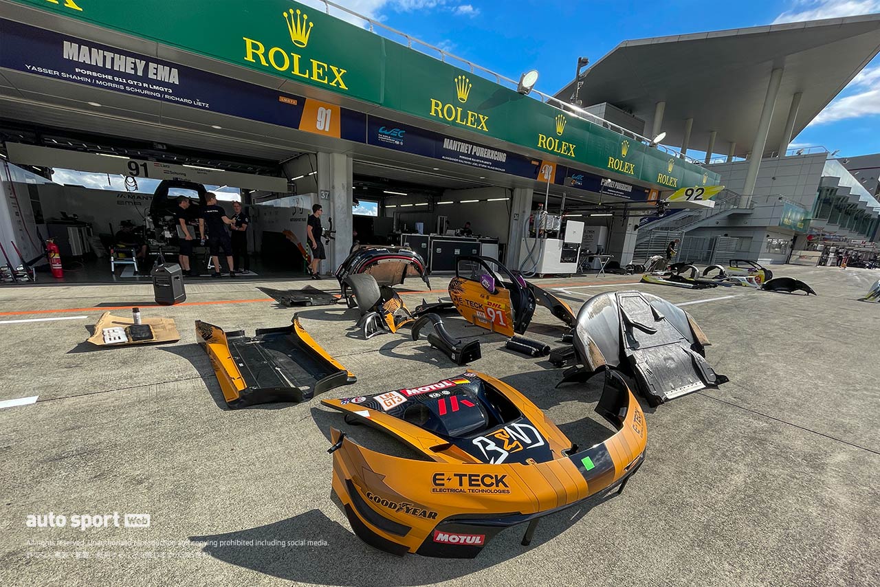 【2024WEC富士設営日の様子】