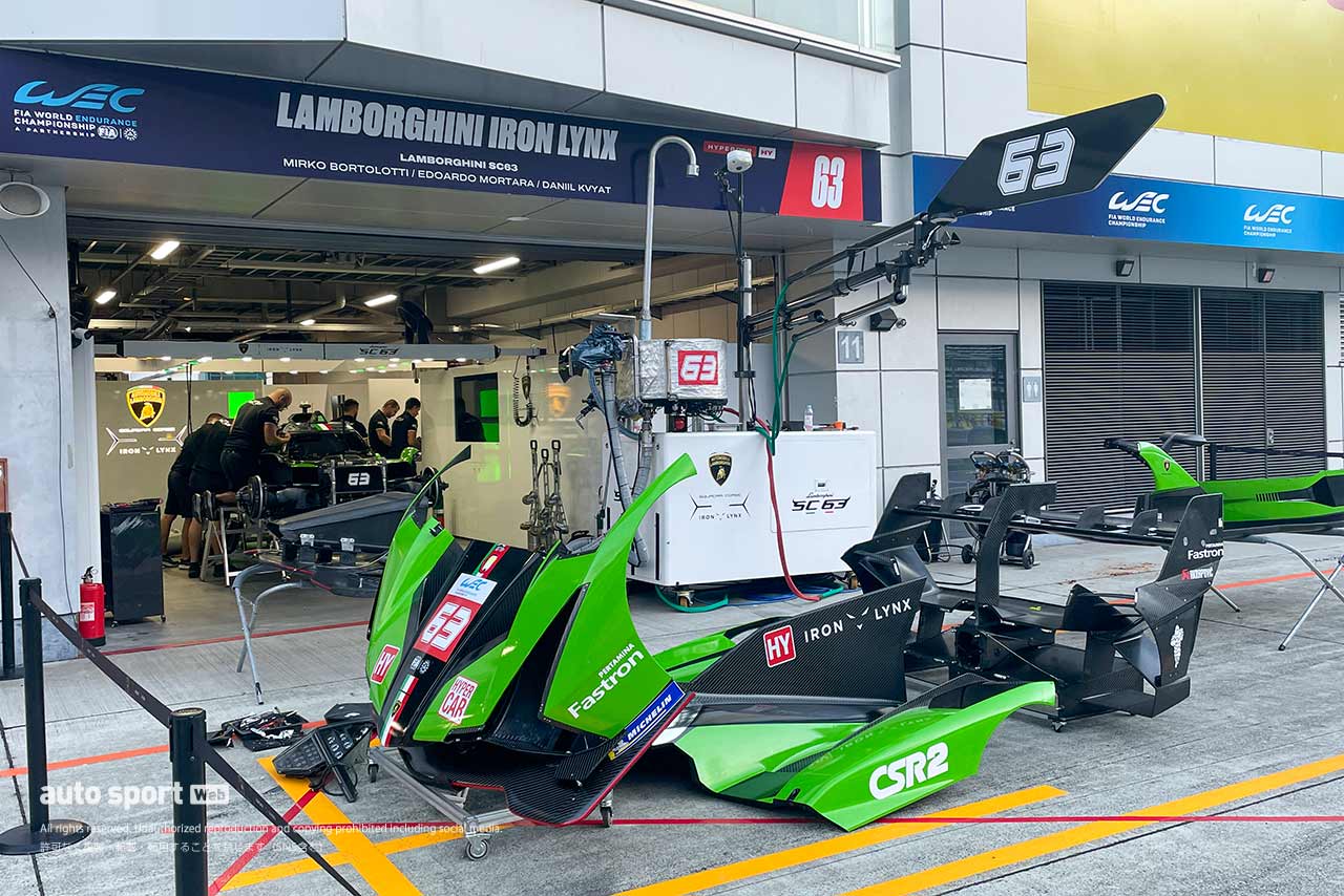 【2024WEC富士設営日の様子】