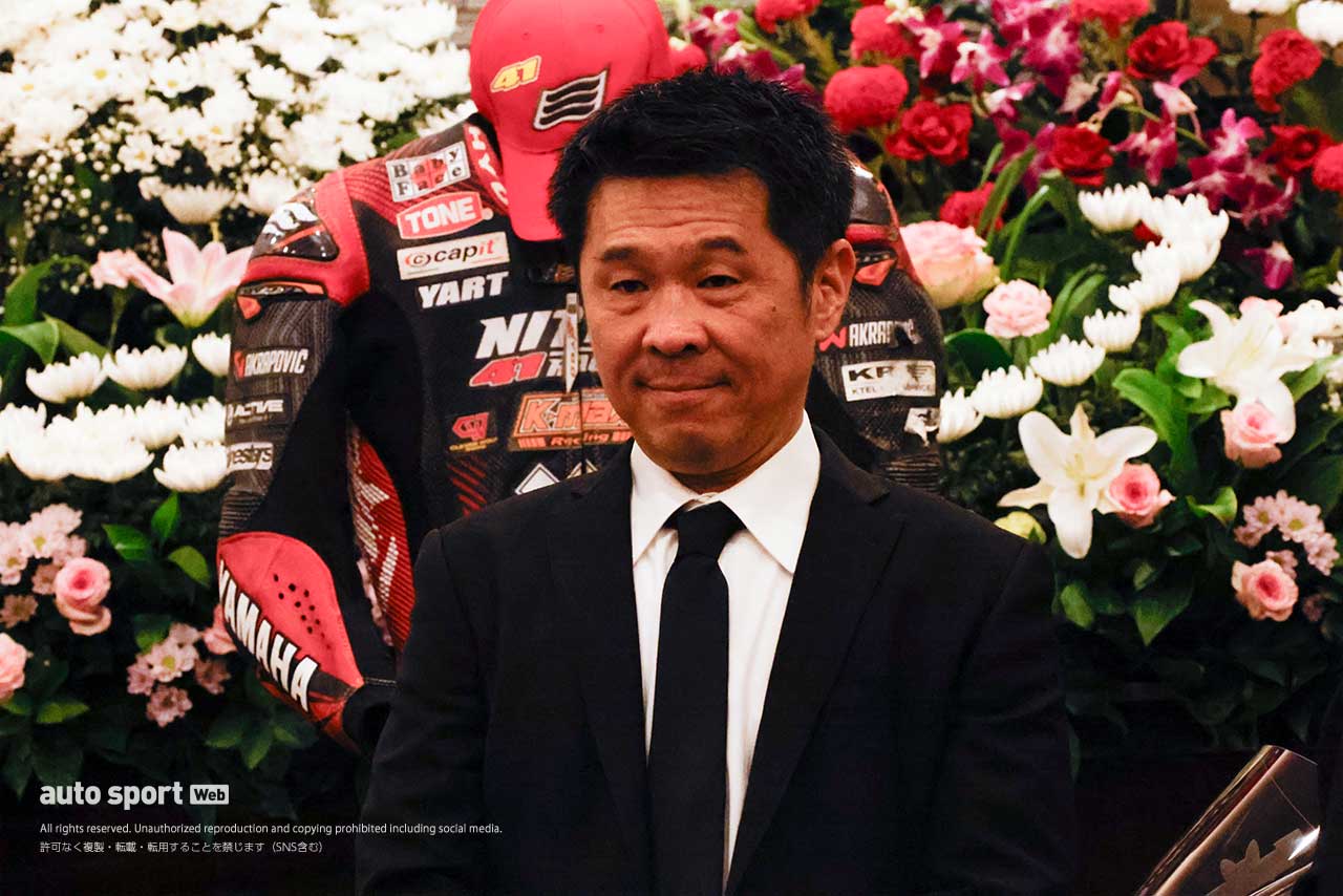 全日本ロード第6戦オートポリスのアクシデントで急逝。芳賀涼大の通夜が営まれた
