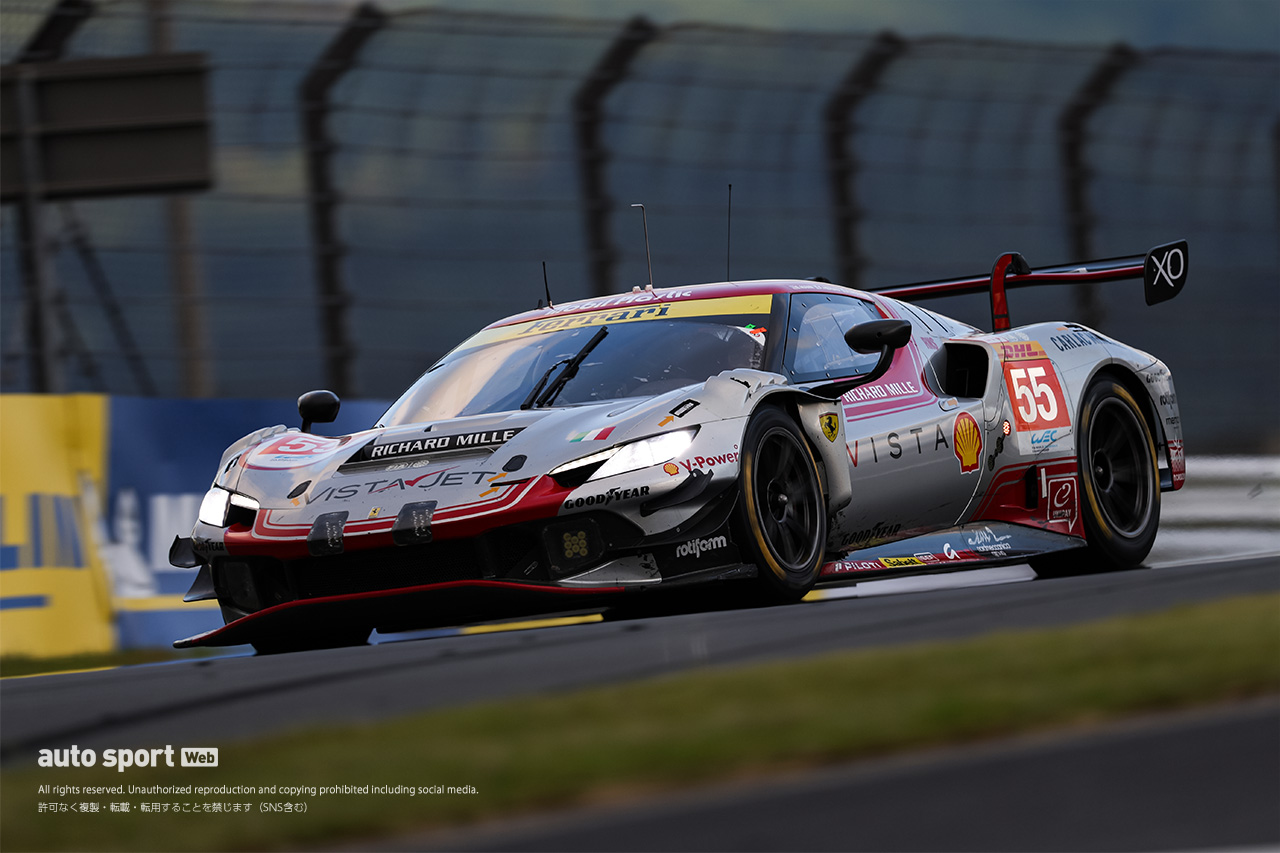 55号車フェラーリ296 LMGT3（ビスタAFコルセ）