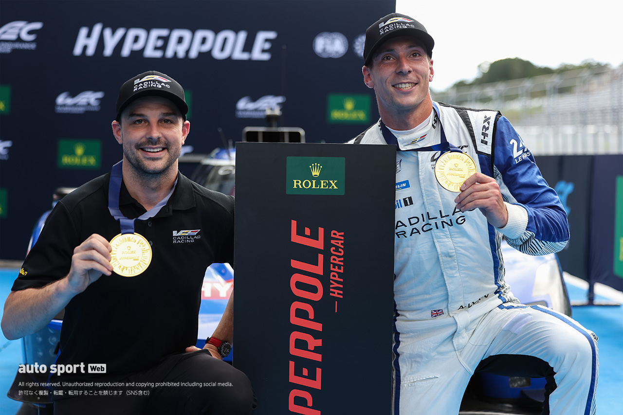 アール・バンバーとアレックス・リン（2号車キャデラックVシリーズ.R）