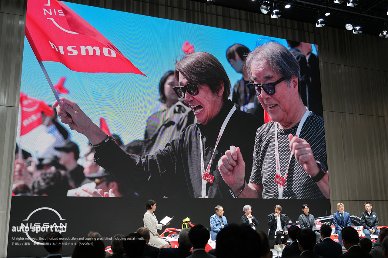 ニスモ40周年を長谷見昌弘、星野一義、近藤真彦たちが祝福。豊田章男氏も登壇した記念式典が日産本社で開催