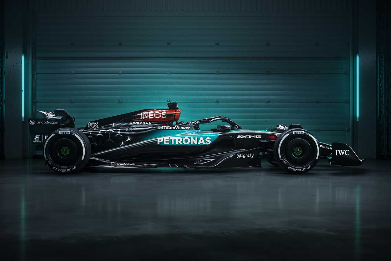 シルバーアローがペトロナスグリーンに。メルセデスF1がシンガポールGP特別リバリーを公開