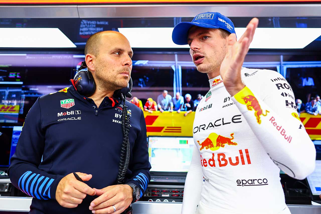 ジャンピエロ・ランビアーゼ＆マックス・フェルスタッペン（レッドブル）
