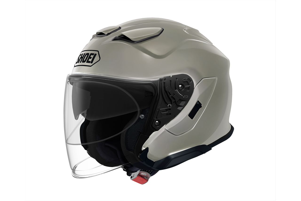 ショウエイ、ジェットヘルメット『J-Cruise 3』に新色“チョークグレー”が追加