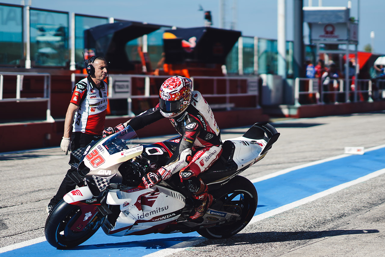 中上貴晶、テストでの好感触を実感できず「もう一度新アイテムを試す」／第14戦エミリア・ロマーニャGP 初日