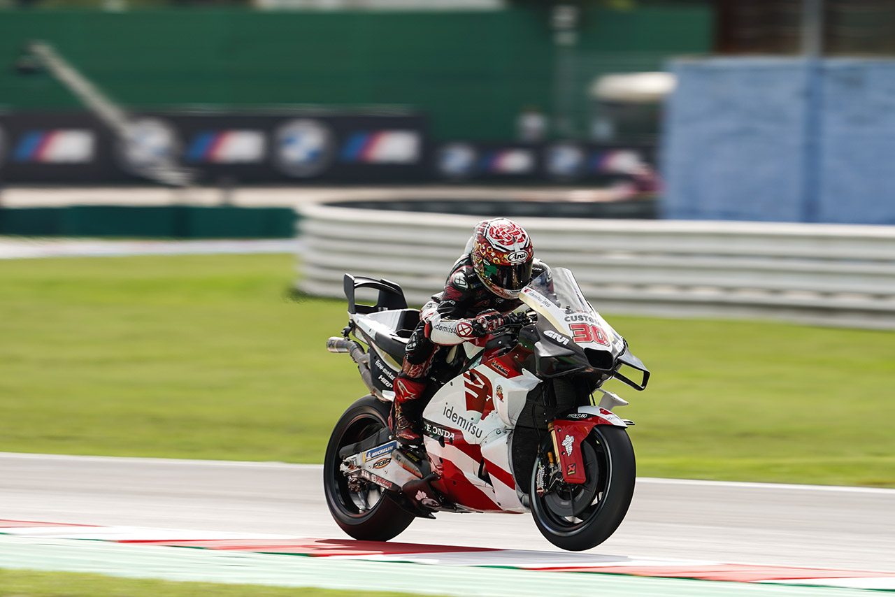 中上貴晶、テストでの好感触を実感できず「もう一度新アイテムを試す」／第14戦エミリア・ロマーニャGP 初日