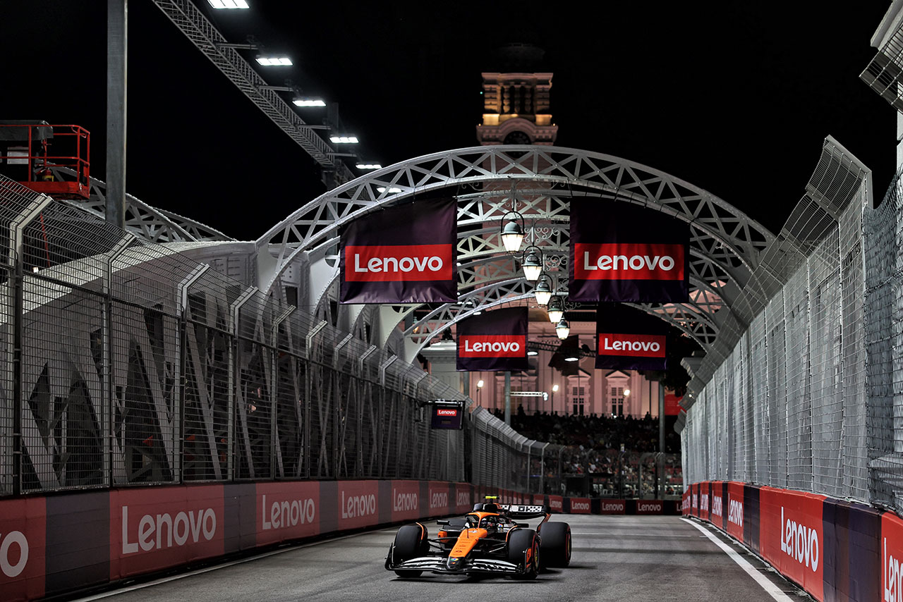 2024年F1第18戦シンガポールGP　ランド・ノリス（マクラーレン）