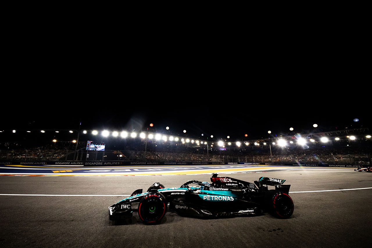 2024年F1第18戦シンガポールGP　ジョージ・ラッセル（メルセデス）