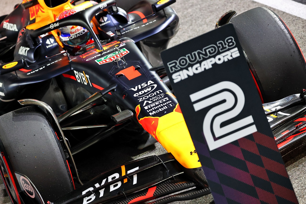 予選2番手のマックス・フェルスタッペン（レッドブル）