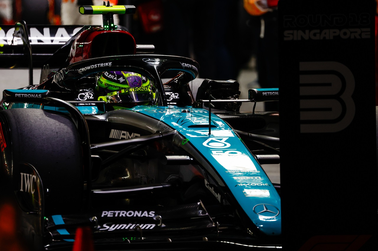 ルイス・ハミルトン（メルセデス）が予選3番手
