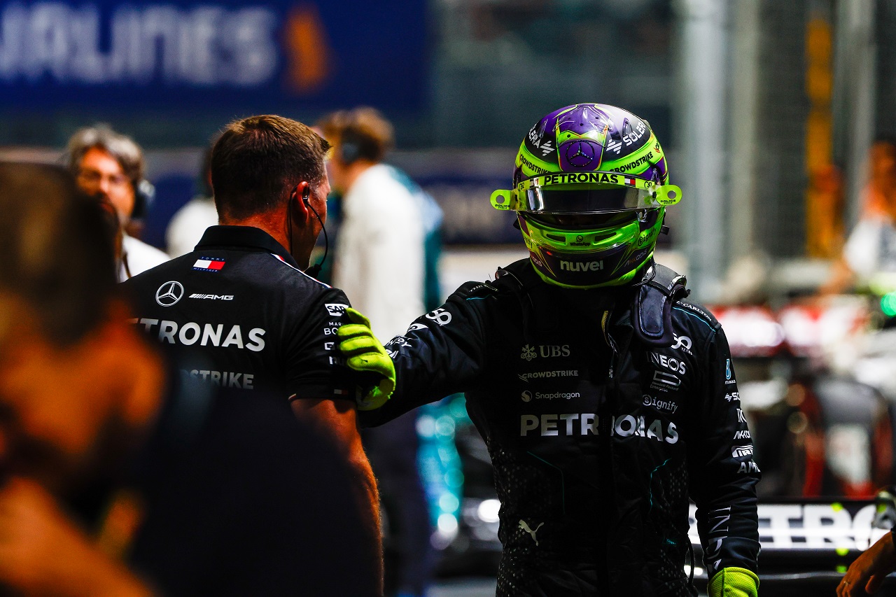 ルイス・ハミルトン（メルセデス）が予選3番手