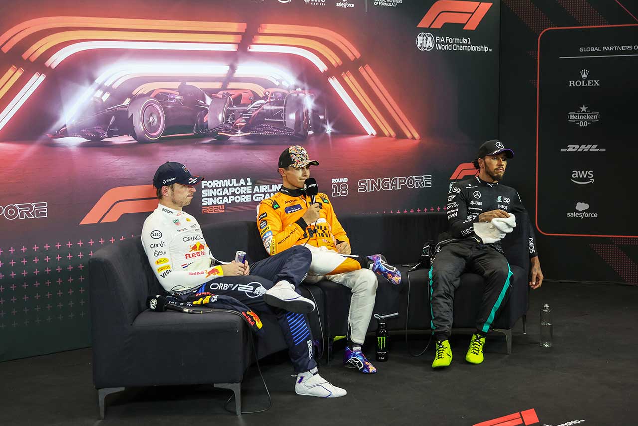 2024年F1第18戦シンガポールGP　予選後会見