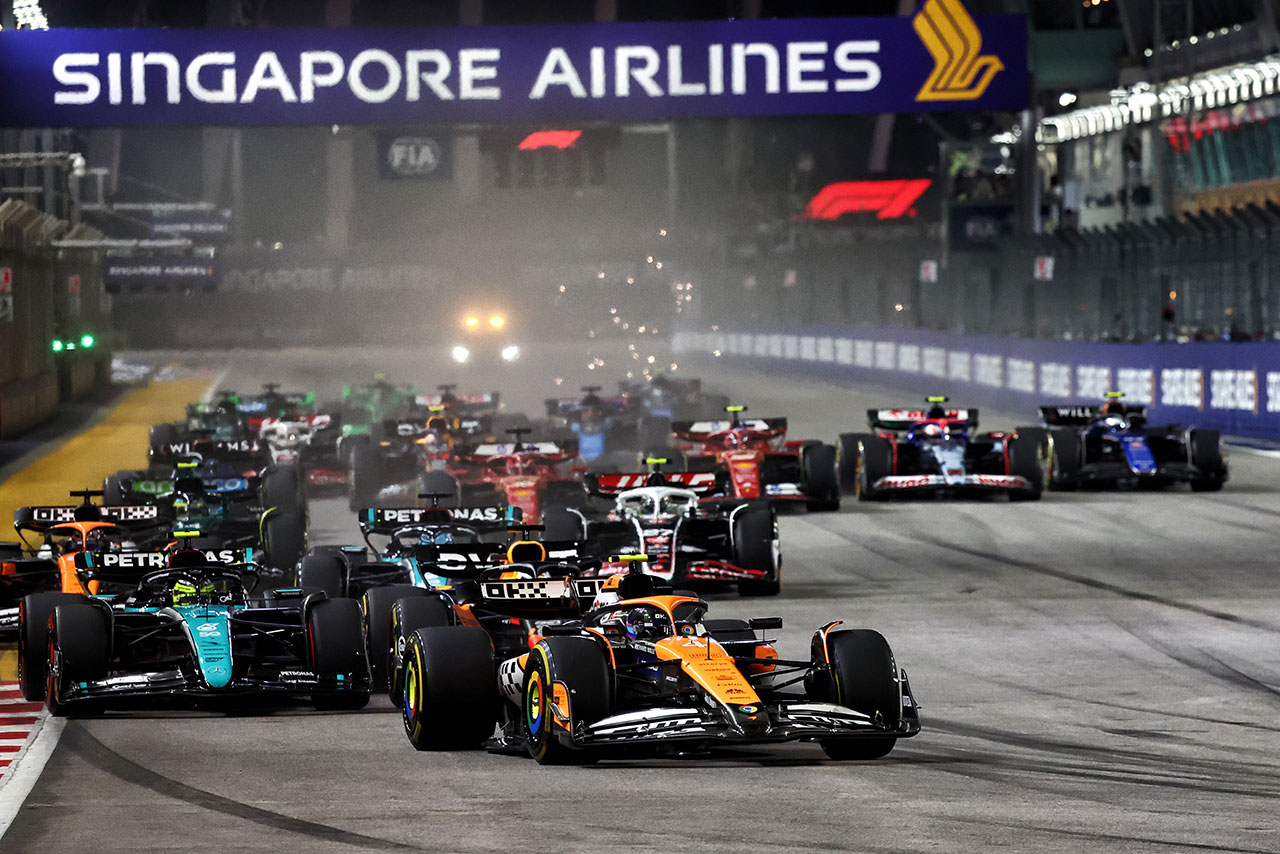 2024年F1第18戦シンガポールGP　決勝スタート