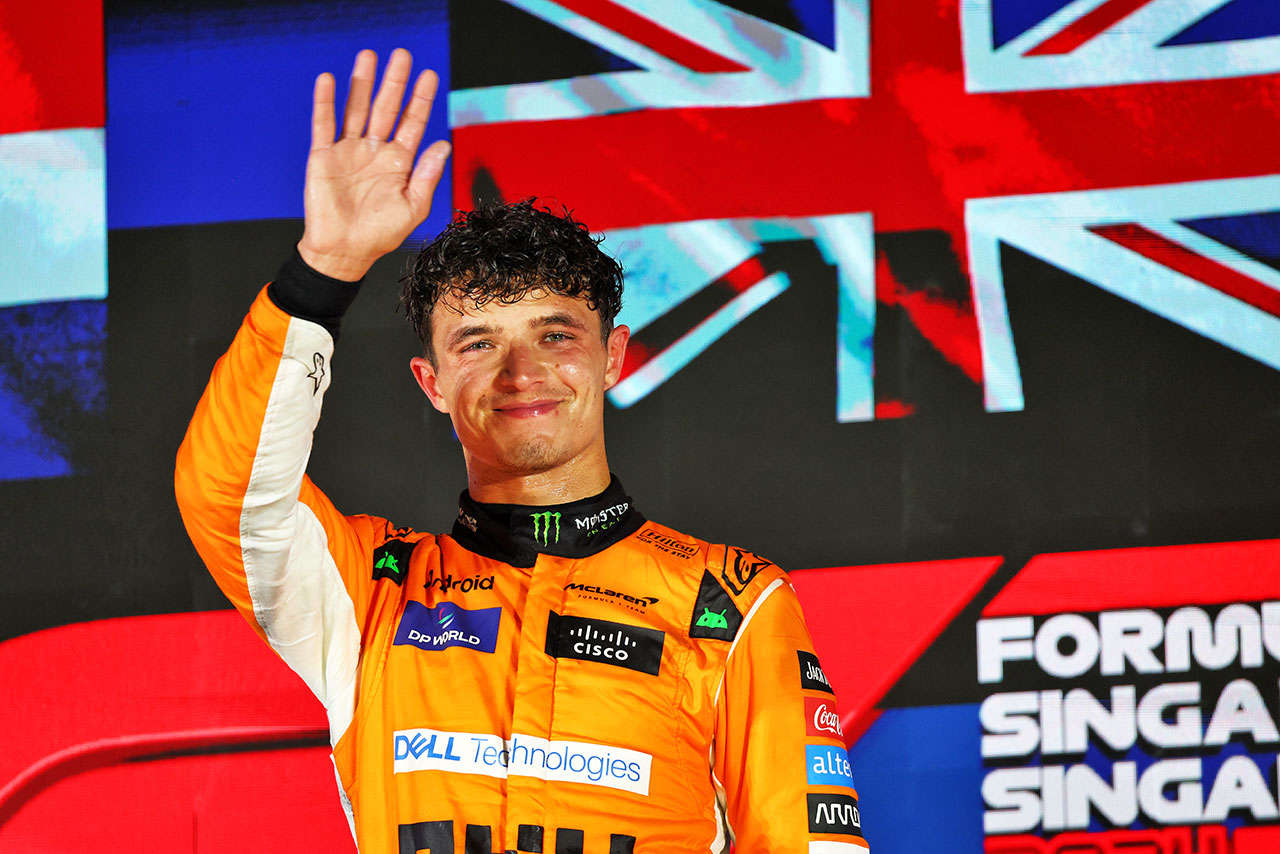 2024年F1第18戦シンガポールGP　ランド・ノリス（マクラーレン）