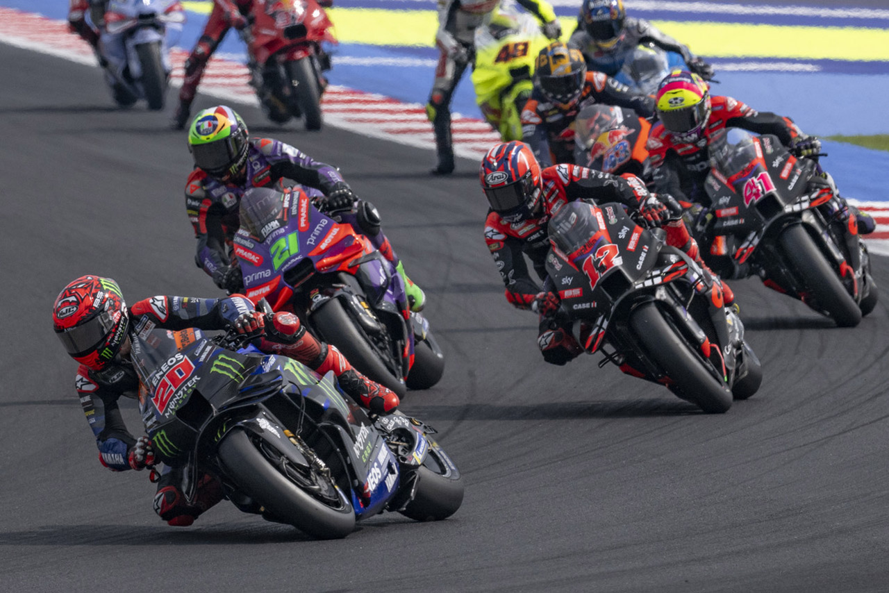 クアルタラロ、ゴール目前に燃料切れになるも「間違いなく今季最高のレース」とご満悦／第14戦エミリア・ロマーニャGP 決勝