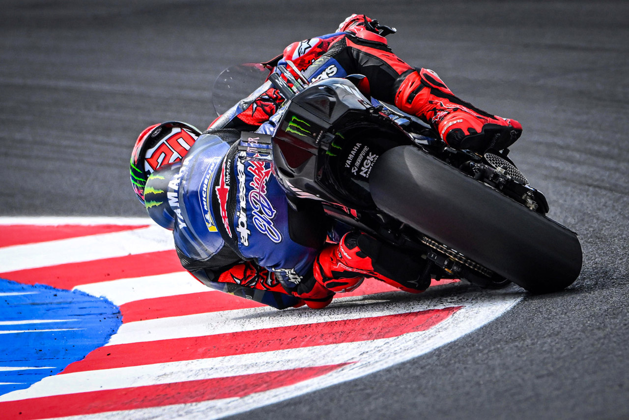 クアルタラロ、ゴール目前に燃料切れになるも「間違いなく今季最高のレース」とご満悦／第14戦エミリア・ロマーニャGP 決勝