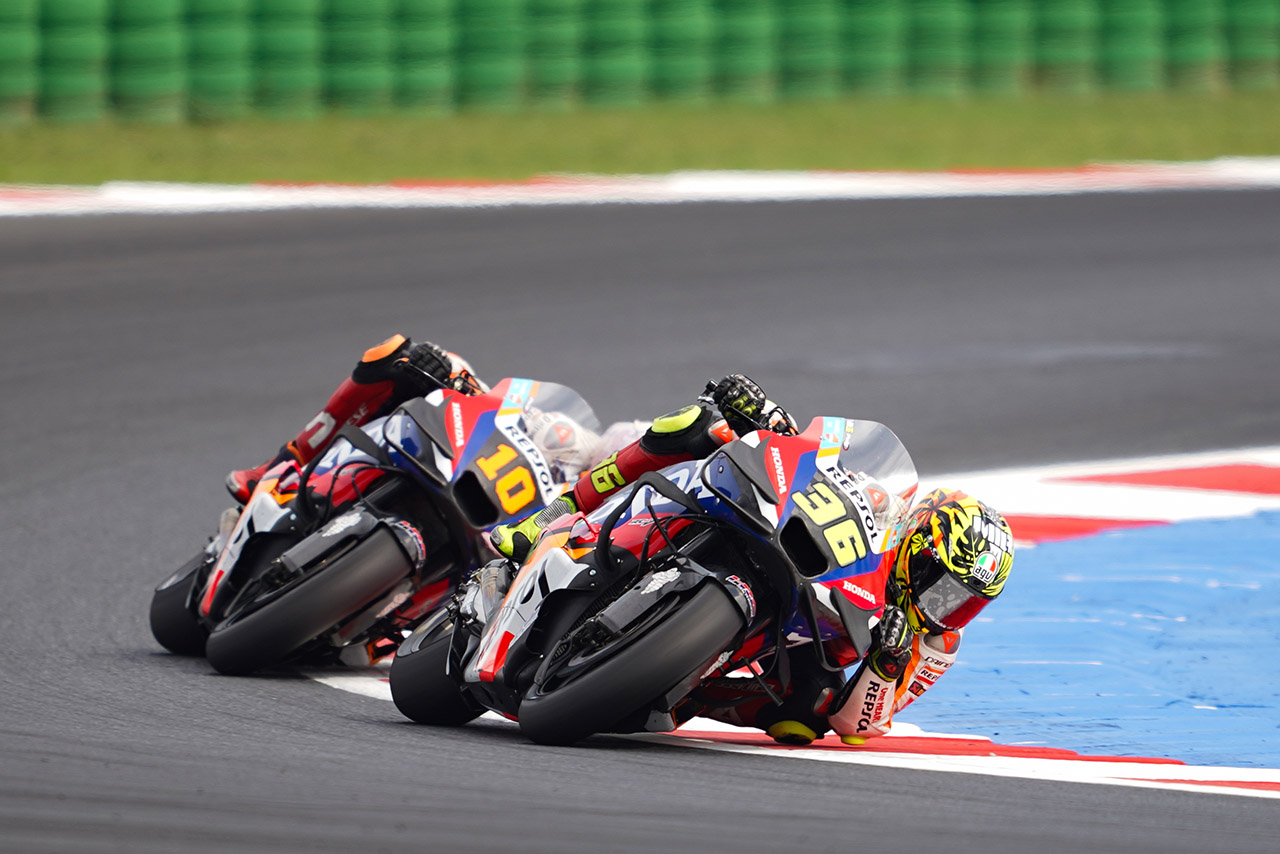 ホンダ、新アップグレードで今季ベスト更新「初めてプッシュし、バイクに乗る喜びを感じた」／第14戦エミリア・ロマーニャGP