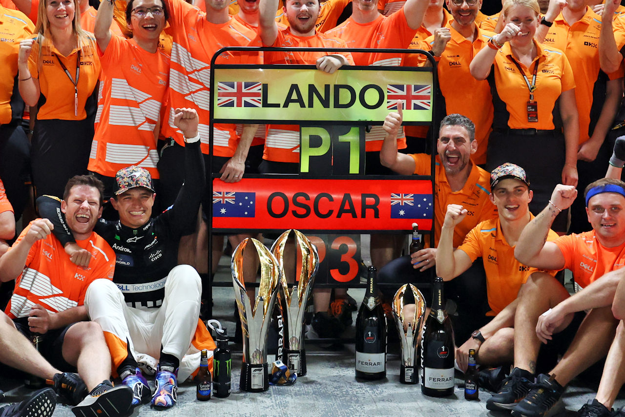 ランド・ノリス（マクラーレン）が優勝、オスカー・ピアストリ（マクラーレン）が3位獲得