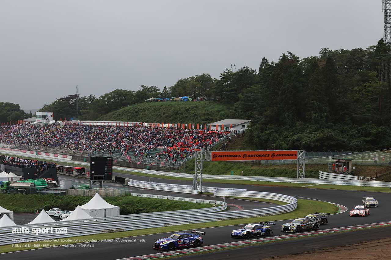 2024スーパーGT第6戦SUGO　決勝レース中の様子