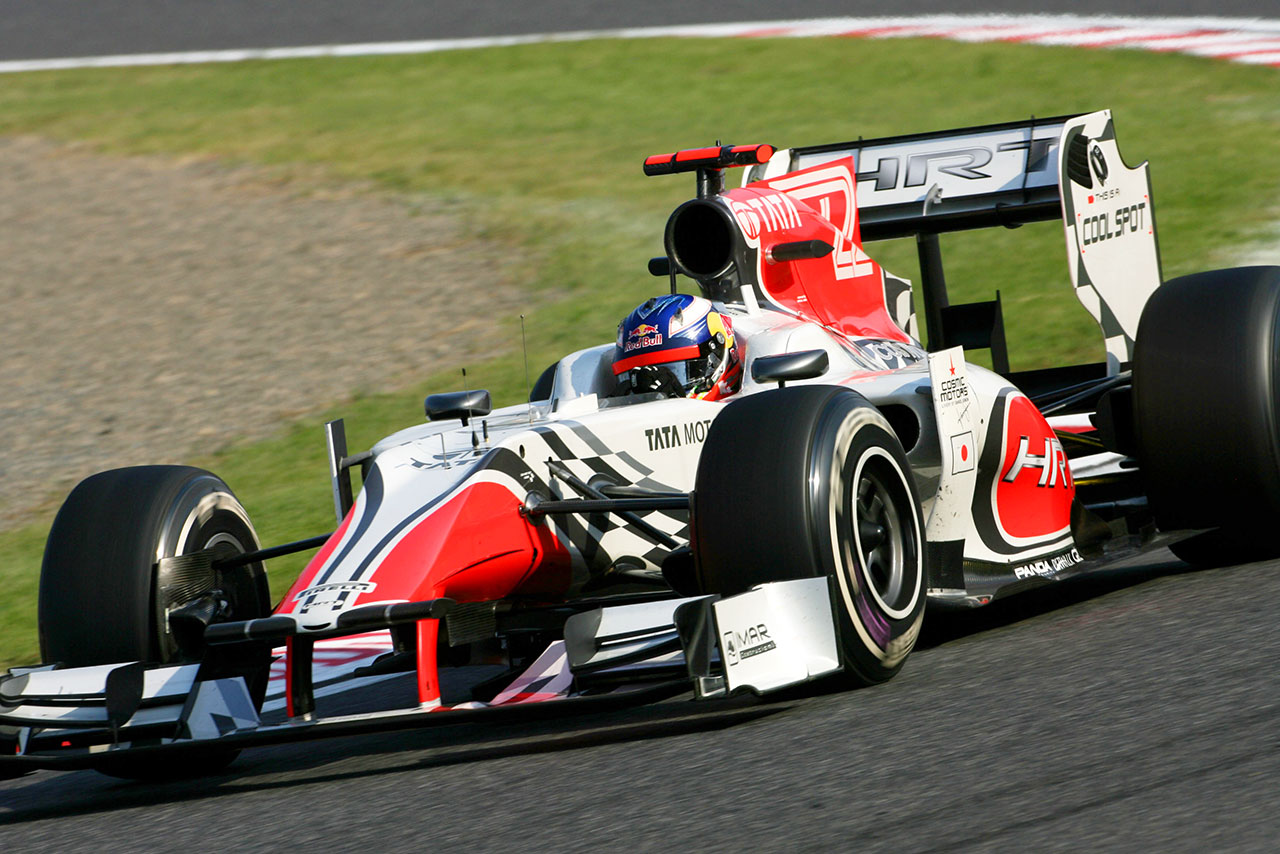 2011年F1第15戦日本GP ダニエル・リカルド（HRT）