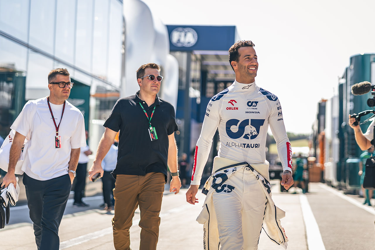 2023年F1第11戦ハンガリーGP アルファタウリからF1復帰戦を迎えたダニエル・リカルド