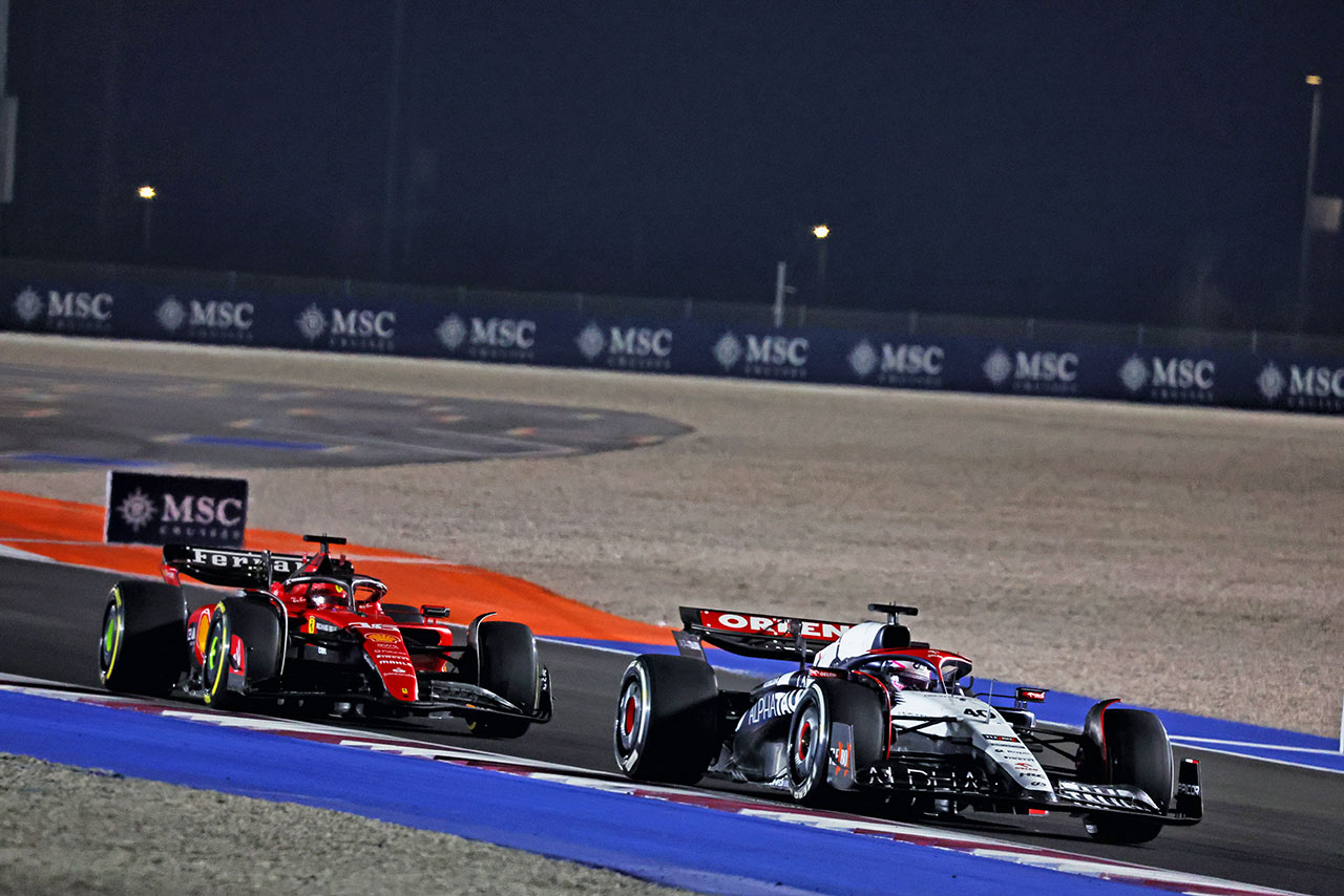 2023年F1第18戦カタールGP　リアム・ローソン（アルファタウリ）