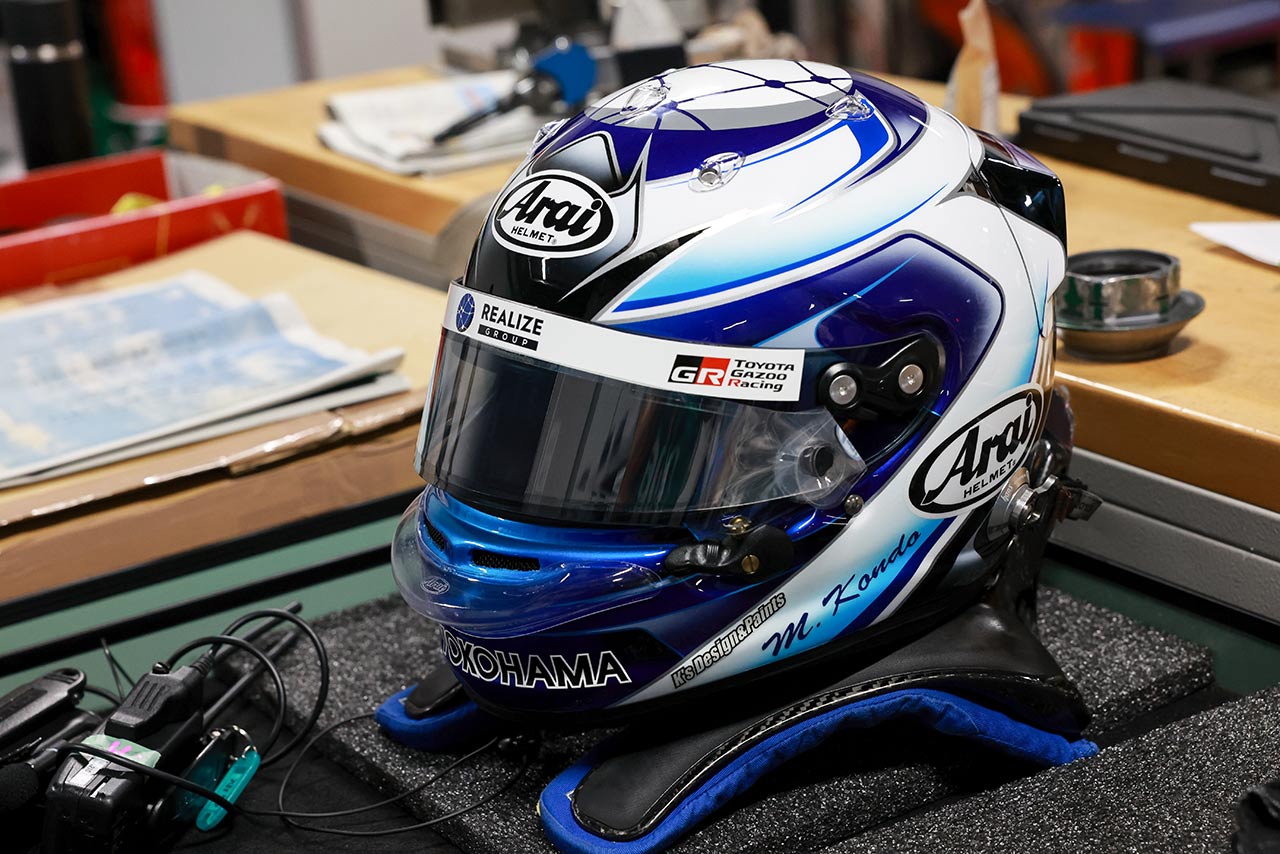 近藤真彦JRP会長のヘルメット