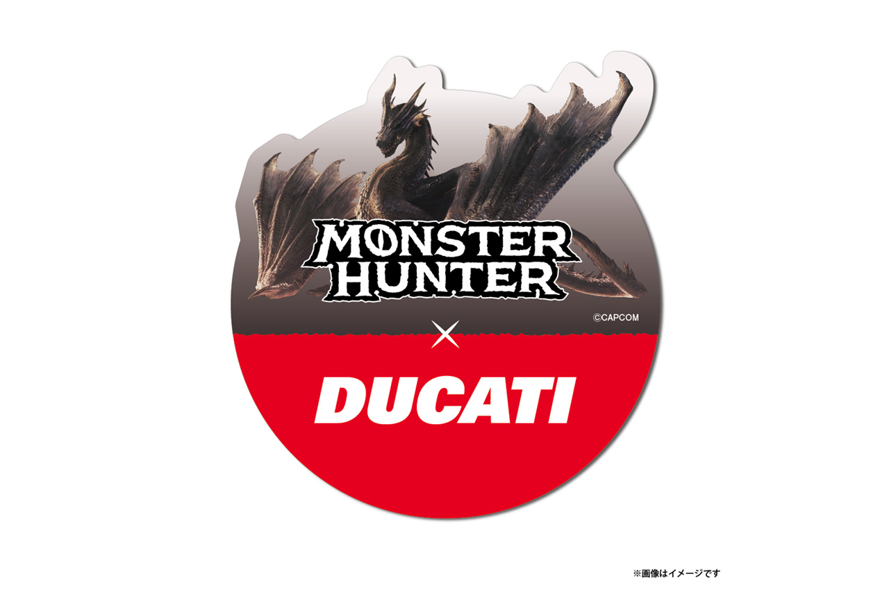 『“黒龍”ミラボレアス』が睨む。ドゥカティ、モンスターハンター20周年記念コラボモデルを発表