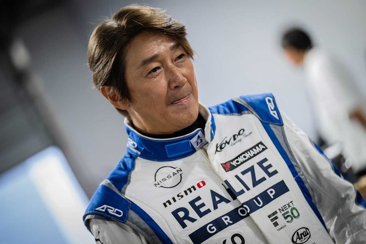 【ギャラリー】近藤真彦JRP会長が24年ぶりにトップフォーミュラ走行。9月26日テスト走行の様子