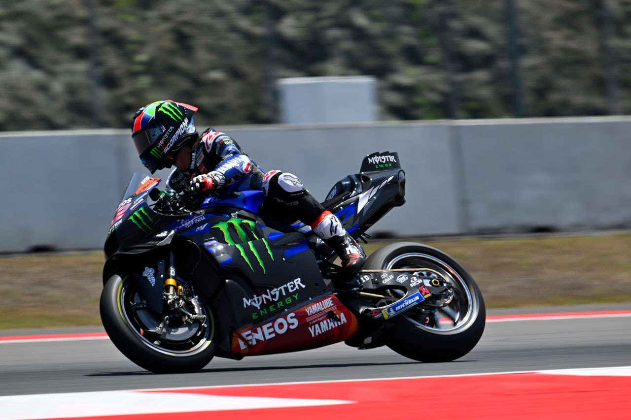 好調な滑り出しのクアルタラロ。ダイレクトでQ2進出「トップ6を狙える」／第15戦インドネシアGP