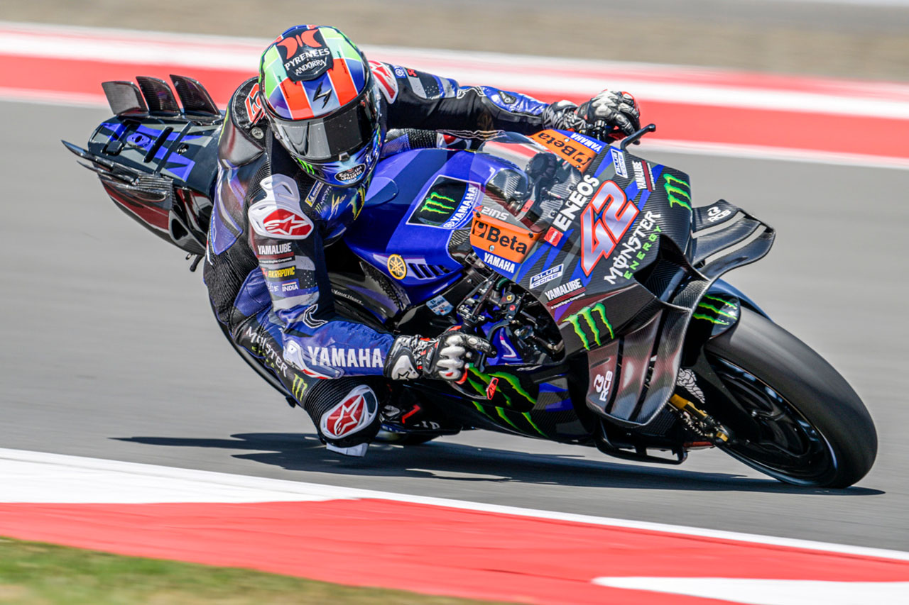 6番手スタートも接触し入賞逃す。クアルタラロ「明日もTOP6を狙える」／第15戦インドネシアGP