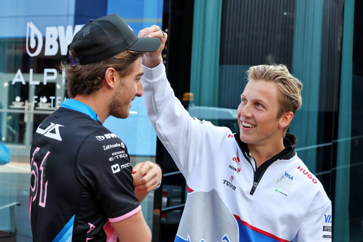 2024年第15戦オランダGP　ジャック・ドゥーハン（アルピーヌF1）、リアム・ローソン（RB）