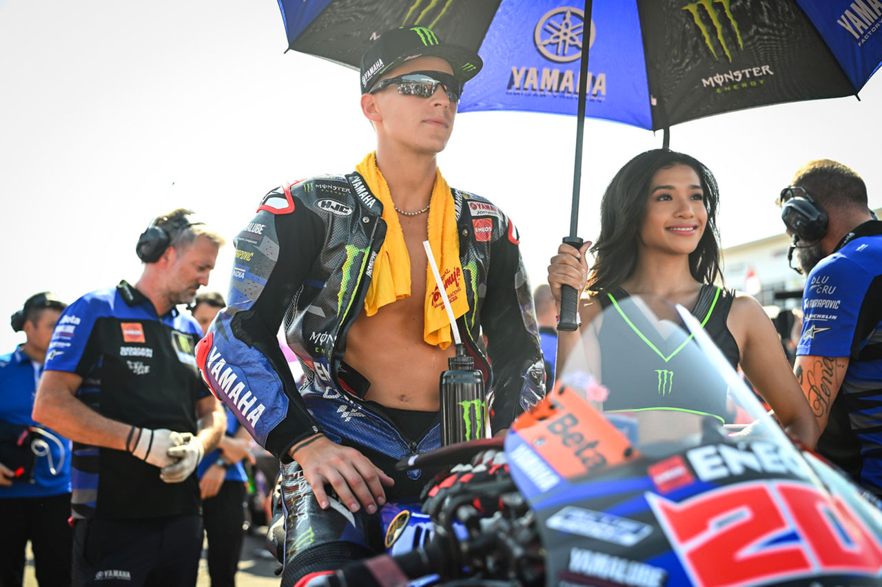 リヤタイヤに苦労するもダブル入賞。クアルタラロ「ペースも良く、速かった」／第15戦インドネシアGP