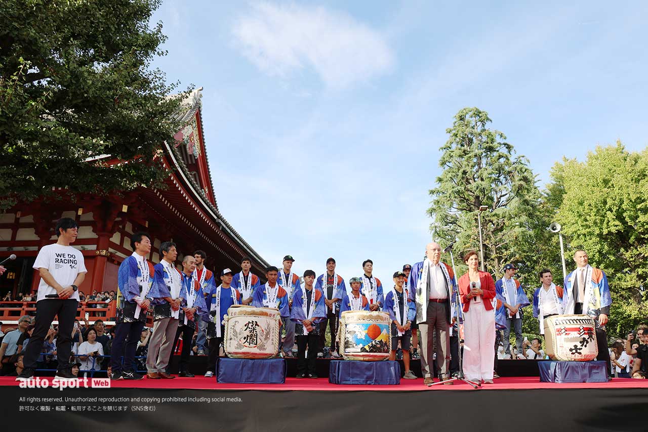 浅草寺にMotoGPライダー集結。安全祈願に鏡開き、ライダーアピアランスなど盛りだくさん／第16戦日本GP